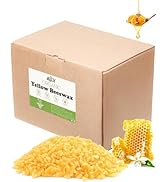 Beeswax Pellets, BOYUJK Yellow Beeswax for Candle Making, 100% Organic Beeswax for DIY Furniture ...