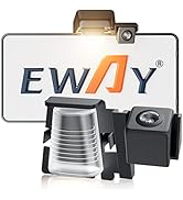 EWAY Safety License Plate Backup Reverse Camera for Jeep Wrangler JK JKU 2007-2018 Rear View Came...