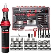 VANPO Torque Screwdriver Set 10-80 in.lb, 99Pcs 1/4" Drive Torque Screwdriver with T-bar Handle, ...