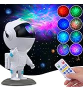 Astronaut Galaxy Projector, Star Projector, Astronaut Light Projector with 8 Colors LED Nebula, S...