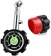 PUIBERS Double Layer Protected Tire Pressure Gauge 60 PSI,1.5