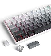 Guffercty kred Gradient PBT Key caps for Mechanical Keyboards, 135-keys Custom Minimalist Side Pr...