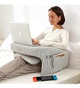 cooloo8 Soft Lap Desk Pillow for Women Student, Reading Pillow with Pocket, Arm Rest Pillow, Memo...