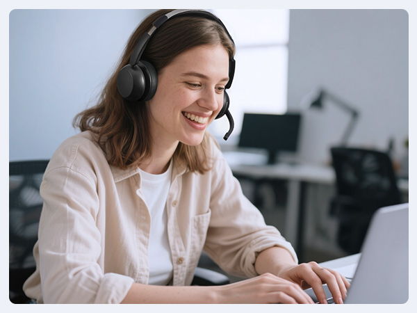 headset with mic for work