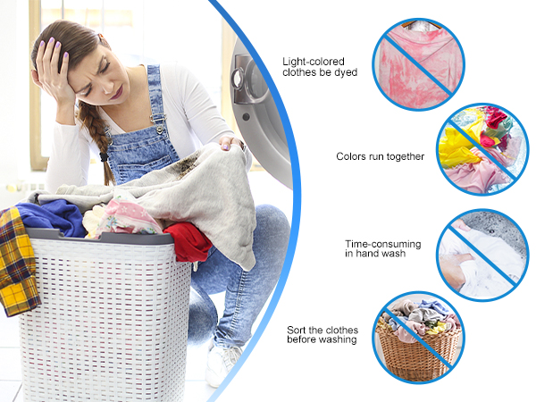 No worry to wash clothes