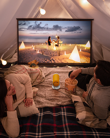 wepvo mini Projector outdoor