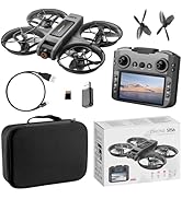 Drone with Camera for Adults, FPV HD Drones with LED Screen Controller with Brushless Motor Obsta...