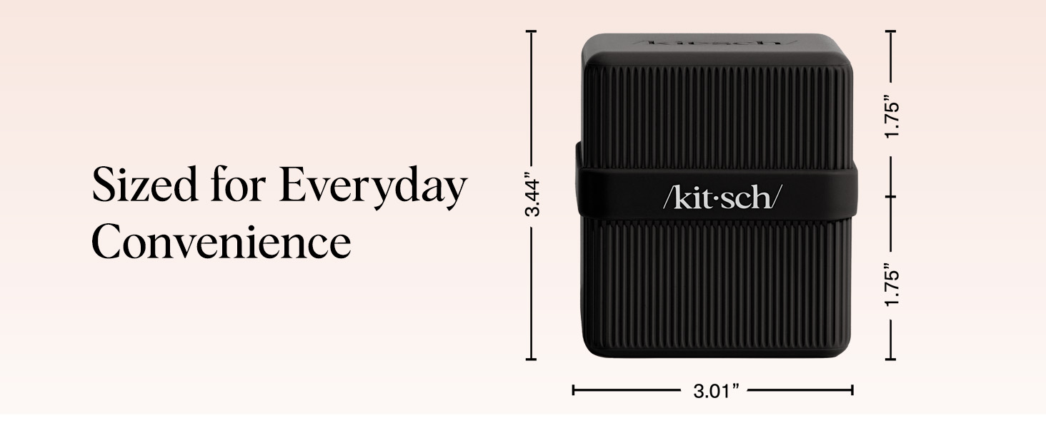 Kitsch 2-Compartment Travel Soap Case