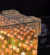 BOLTGY Tulip Night Lamp, Bedroom LED Decorative Night Light, Handmade DIY Tulip Flower Table Lamp...