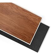 Art3d 48" x 7.2" SPC Click-Lock Floating Floor Tiles (24 Sq. Ft), 10-Pack Luxury Wood Look Floori...