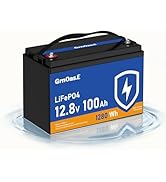 12V 100Ah LiFePO4 Battery Trolling Motors, Group 31 Lithium Batteries Built-in 100A BMS Low-Temp ...