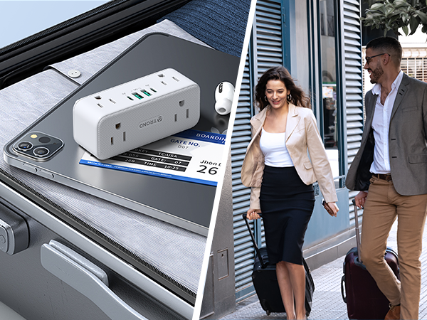 multi plug outlet for travel