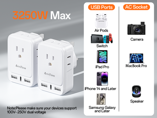 american to UK plug adapter