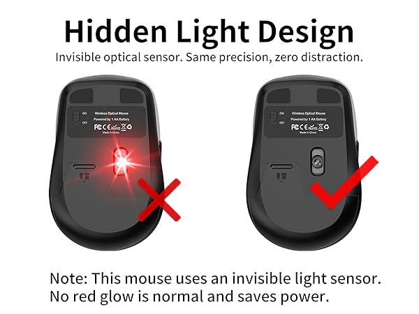 Silent wireless keyboard and mouse