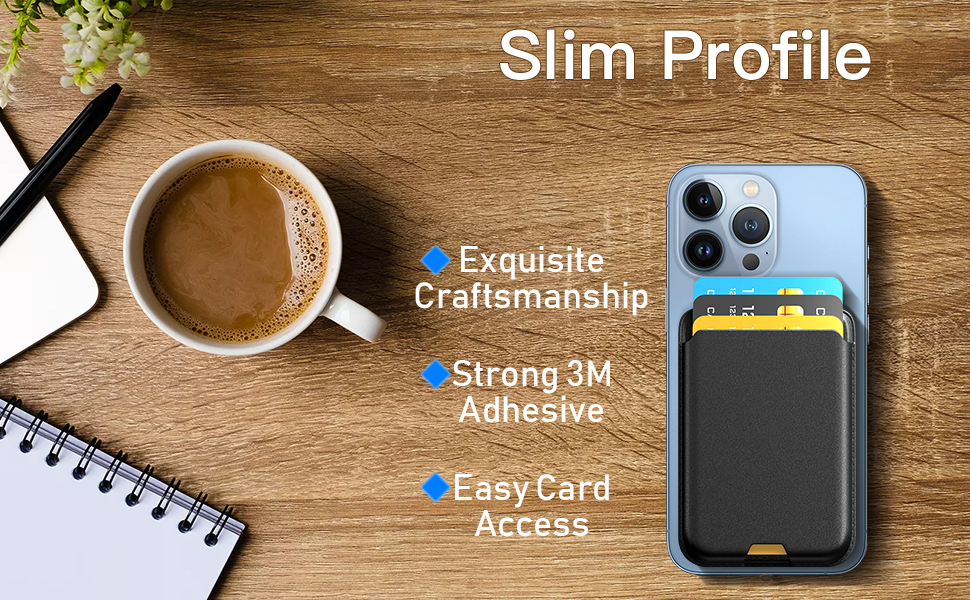 Slim phone wallet