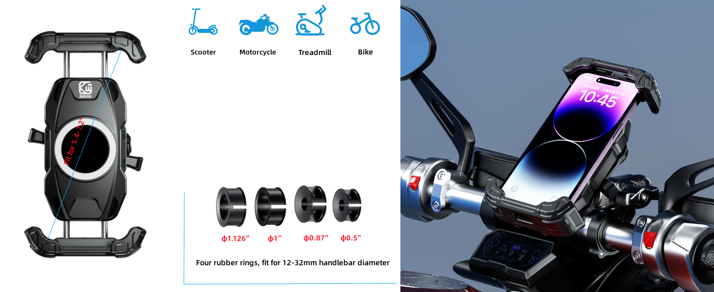 motorcycle phone holder