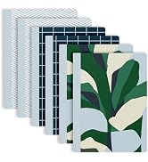 PAPERAGE 6-Pack Composition Notebook Journals, 140 Pages, 3 Unique Decorative Covers with College...