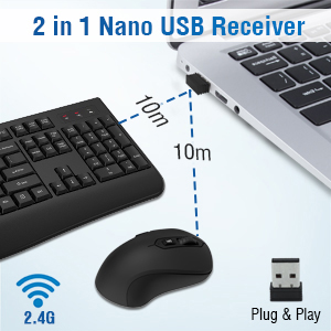 2 in 1 USB Receiver
