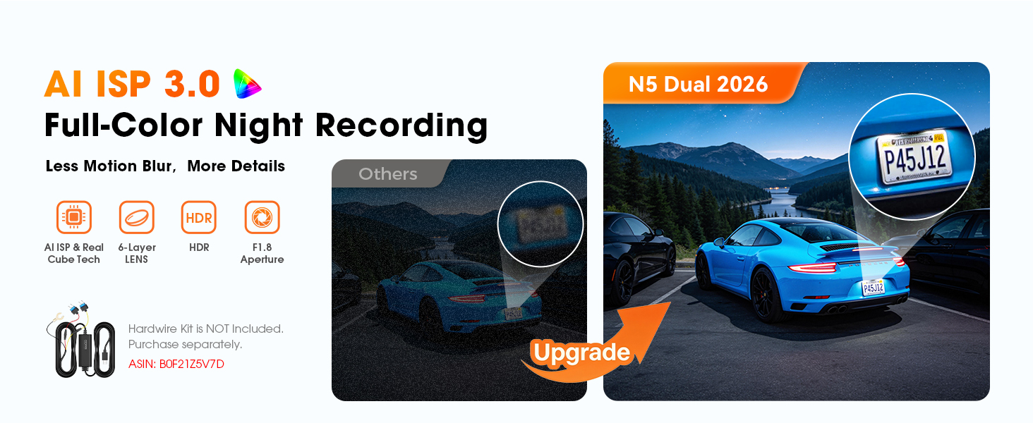 dash cam no screen