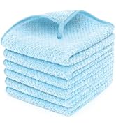 MaopaoBeauty 6 Pack Washcloth Set - Quick Drying &amp; Absorbent Microfiber Gym Towels 13x13 inches -...
