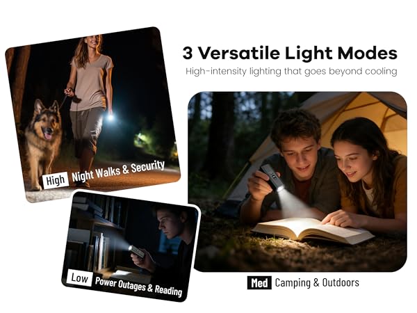 3 Versatile Light Modes