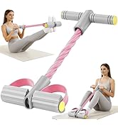 Upgraded Pedal Resistance Band with Handle, Soft Durable Fashion Puller Exercise with Thickened 6...