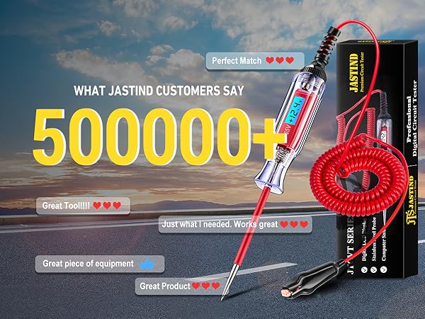 3-65V Backlit Digital LCD Circuit Tester