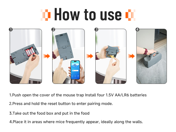 humane mouse traps indoor for home