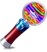 ArtCreativity Light Up Magic Ball Toy Wand for Kids - Flashing LED Wand for Boys and Girls - Spin...