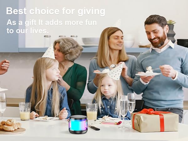 Mini Portable Bluetooth Speakers Wireless,TWS Pairing Small Bluetooth Speaker