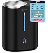 GENIANI Ultrasonic Cool Mist Humidifier for Bedroom, Large Rooms, Home, 4L - Easy Fill &amp; Clean Hu...