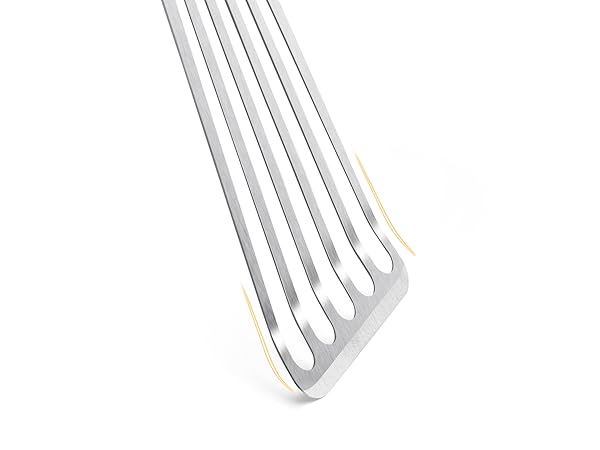 metal fish spatula turner spatulas slotted stainless steel set cooking kitchen use utensils eggs 