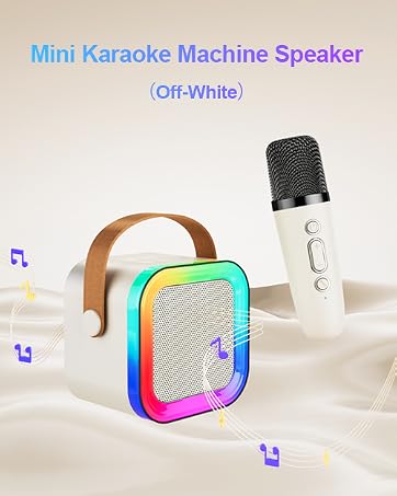 Mini Karaoke Machine Speaker for Kids Adults