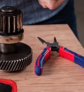 WORKPRO 4-Piece Snap Ring Pliers Set - Heavy Duty 7-inch Internal/External Circlip Pliers Kit (Ti...