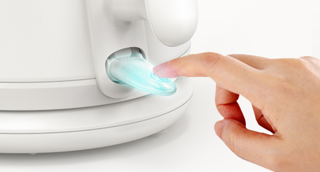 Hazel Quinn 1L Pearl White Small Electric Kettle