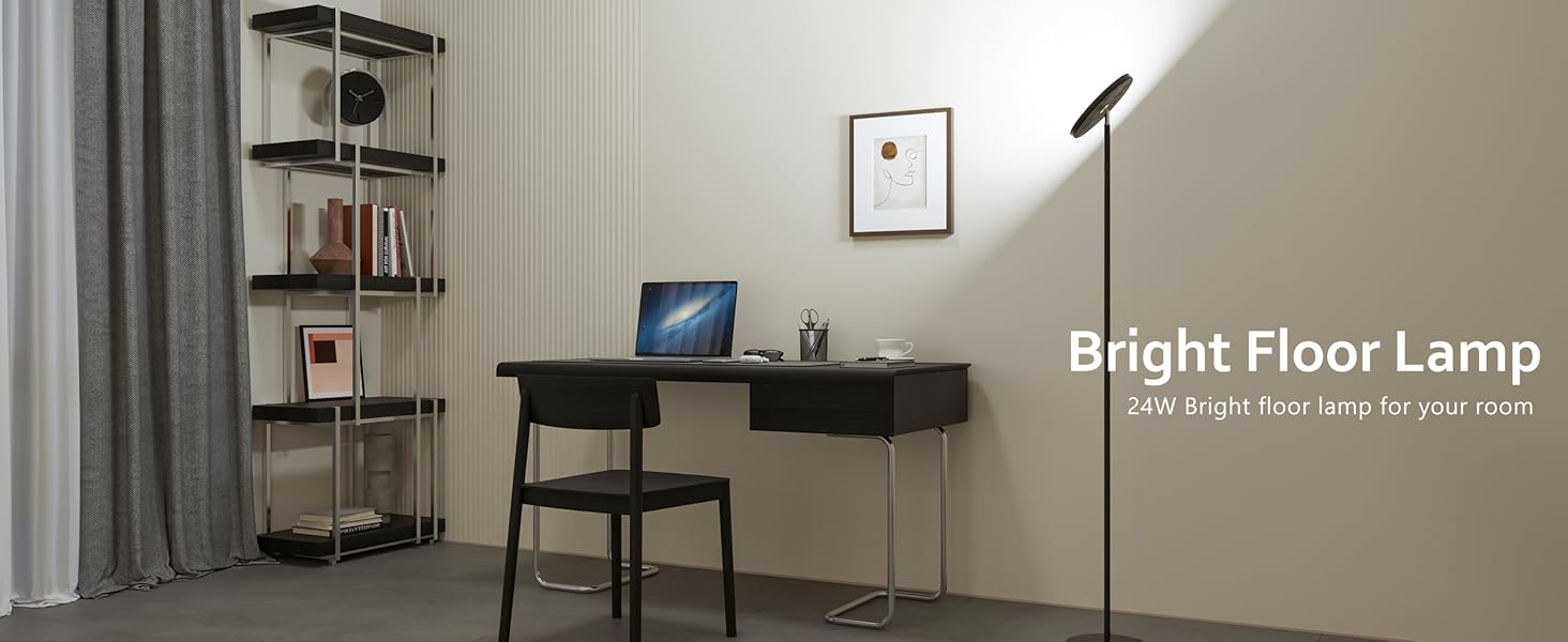 Bright floor lamp for whole room