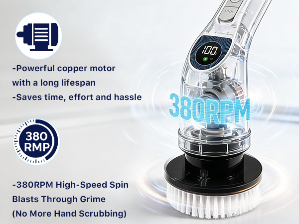 spin scrubber for cleaning bathroom