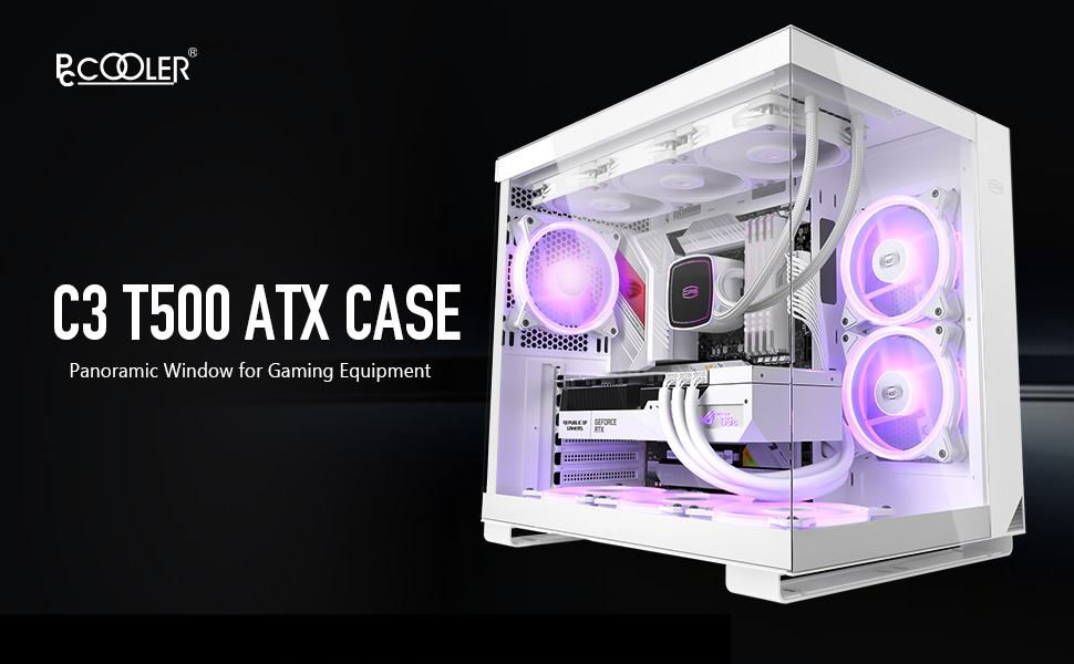 PCCOOLER C3T500 ARGB PC Case