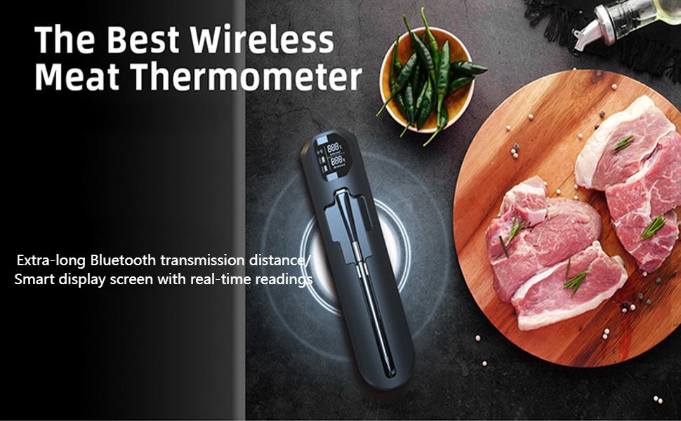 blue tooth meat thermometer for grill