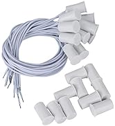 Sonew 10pcs NC Recessed Wired Door Window Sensor Magnetic Reed Switch for Home Security Alarm Sys...