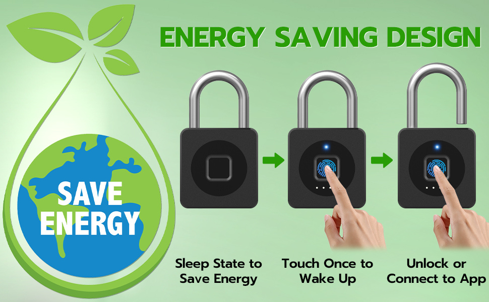 fingerprint padlock