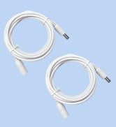 ANLINK 2 Pack 6ft 2M DC Power Extension Cable, 2PCS DC 12V Power Adapter Extension Cord 5.5mm x 2...
