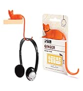 Ginger The Cat Tail Hook for Computer Screen, Tight Spaces, Hang Keys, Accessories in Easy Reach,...