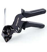 Delgada Metal Zip Tie Gun for Stainless Steel Tie Wrap,Tensioning Installation Gun for Self-Locki...