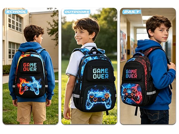 Gaming Bookbag Waterproof
