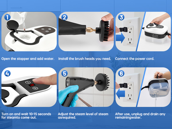 Pressurized Handheld Steam Cleaner