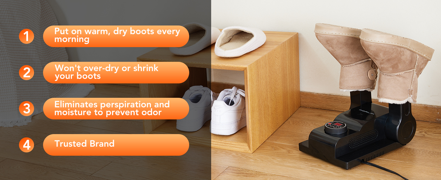 FORLIM Boot Dryer for Work Boots