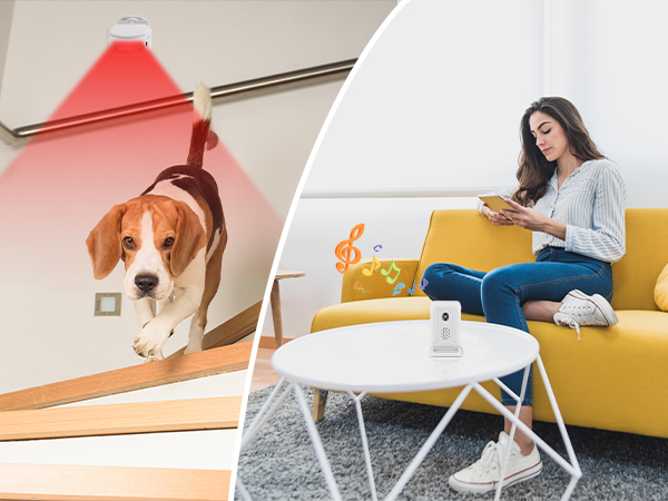 motion sensor alarm chime alert motion sensor doorbell rings when customers walks in