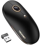 TECKNET Computer Mouse, Silent Mouse Wireless, 2.4Ghz USB-A Wireless Mouse, 4800 DPI Ambidextrous...