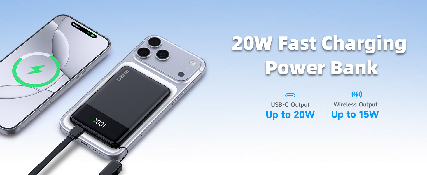 20W Fast Charging Power Bank